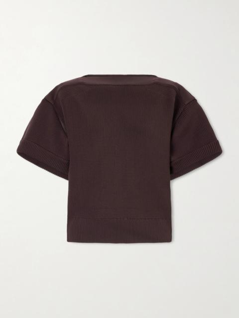 sacai Ribbed-knit Top