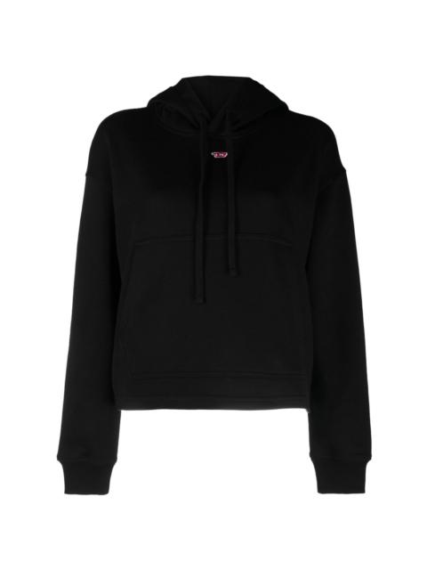Diesel F-Jaral-Hood-D logo-embroidered hoodie