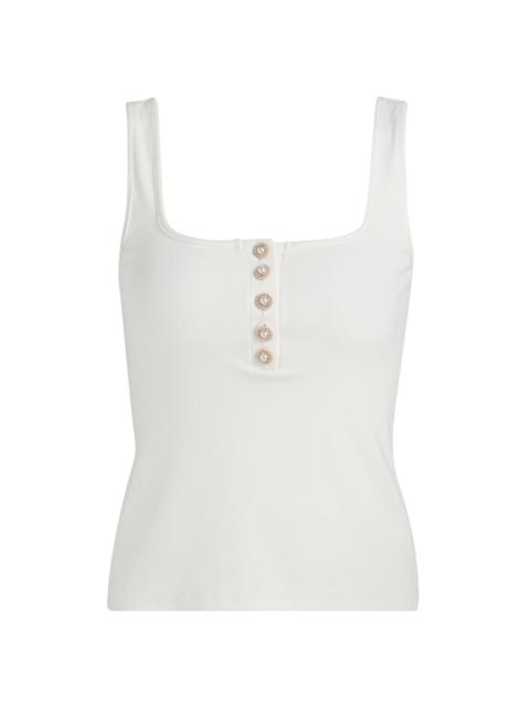GENERATION LOVE Women's Andiamo Ribbed Jersey Tank - White