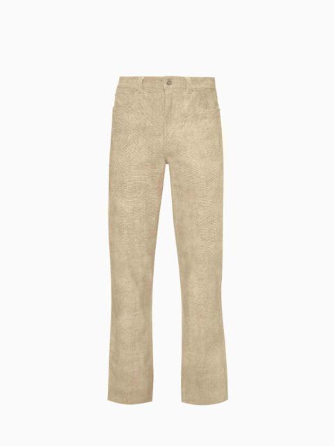 JW Anderson STRAIGHT FIT LEATHER TROUSERS