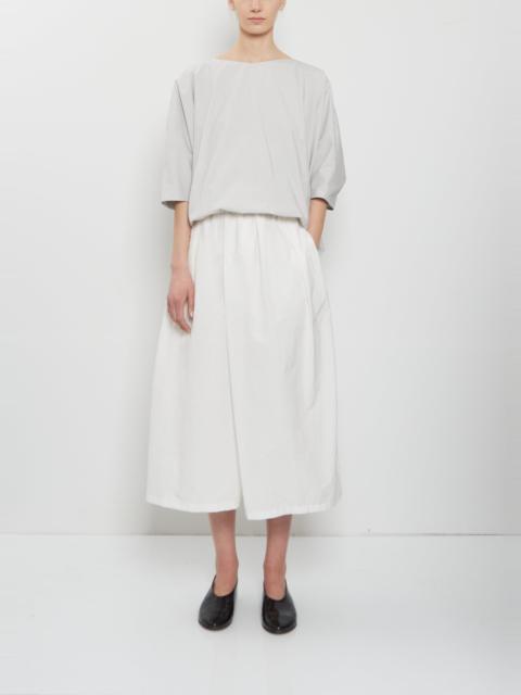 apuntob Technical Cotton Wide Cropped Trousers