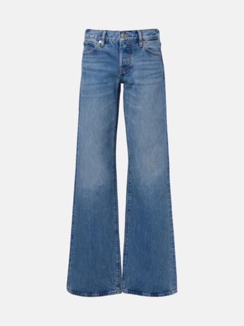 FRAME The Gray wide-leg jeans