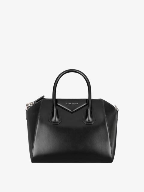 SMALL ANTIGONA BAG IN BOX LEATHER