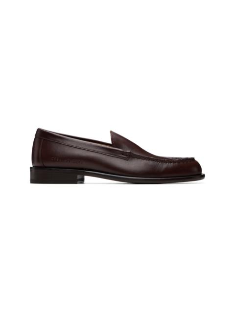 Common Projects Brown Minimal Loafers