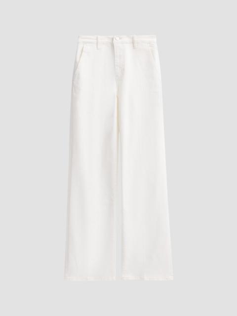 FRAME Women's The Straight Trousers - Natural Clean