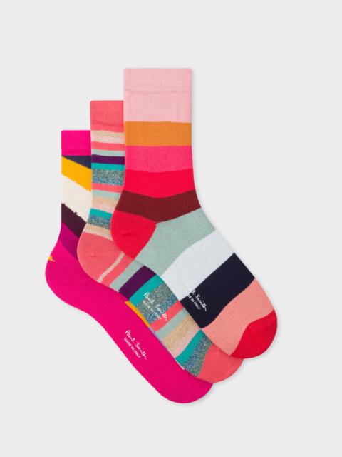 Paul Smith Mixed Stripe Socks Three Pack