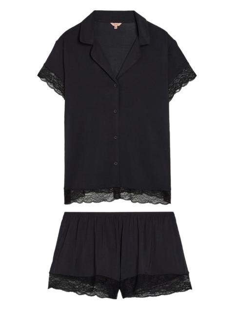 eberjey Eberjey Malou Lace-trim Jersey Pyjama set