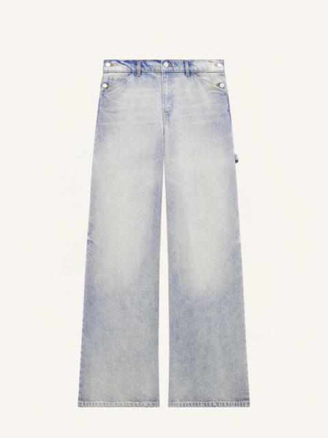 SAILOR BLUE DENIM BAGGY PANTS