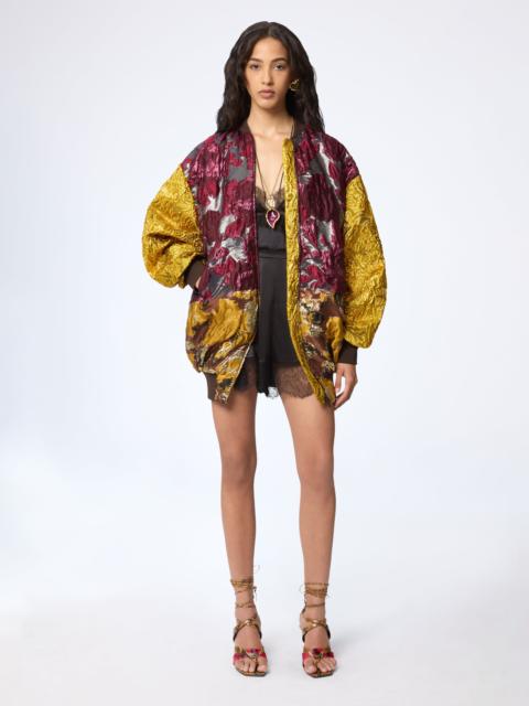 NINA RICCI Jacquard Patchwork Bomber
