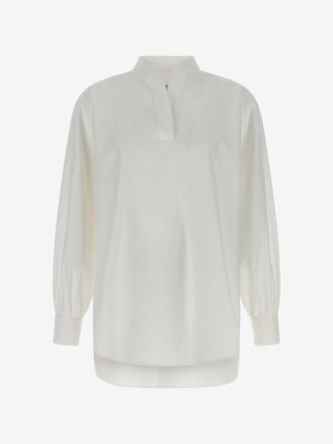 Valentino VLogo-embroidered blouse
