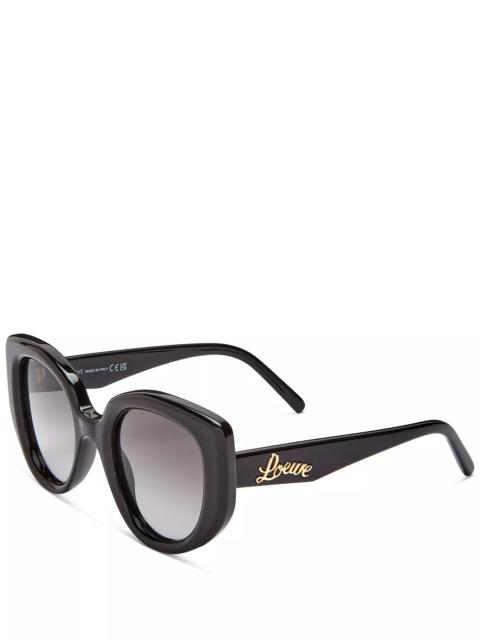 Curvy Butterfly Sunglasses, 49mm