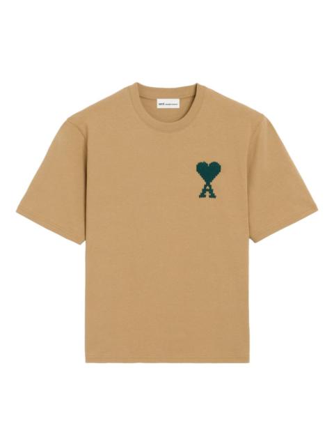 AMI Paris logo-embroidered T-shirt