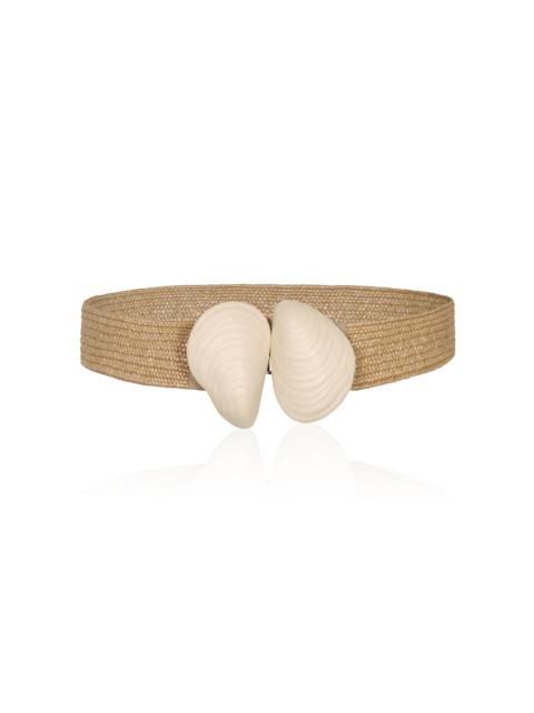 Johanna Ortiz Marine Muse Shell-Detail Belt white