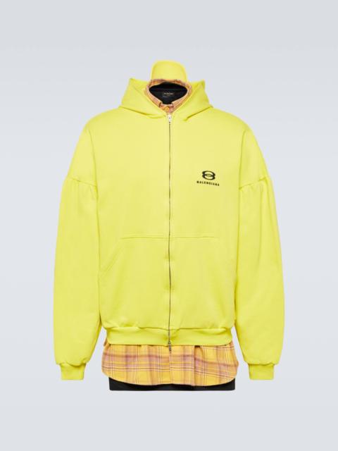BALENCIAGA Unity Sports Icon layered oversized hoodie