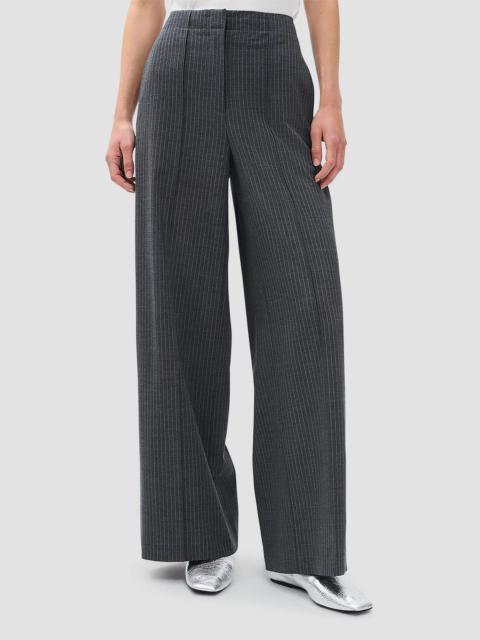 rag & bone Women's Irina Stripe High-Rise Tailored Pants - Grey Stripe