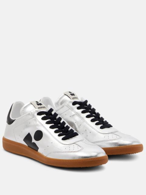 Isabel Marant Kaycee metallic leather sneakers