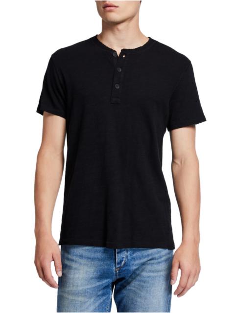 rag & bone Men's Classic Short-Sleeve Henley Shirt
