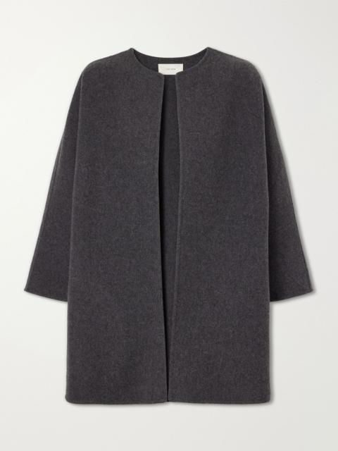 The Row Cove wool and cashmere-blend jacket Dark gray