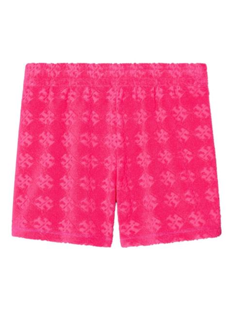 TORY BURCH terry jacquard shorts