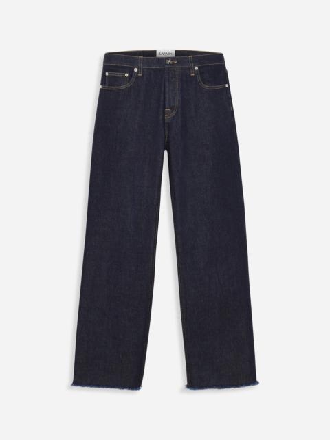 STRAIGHT-LEG DENIM PANTS