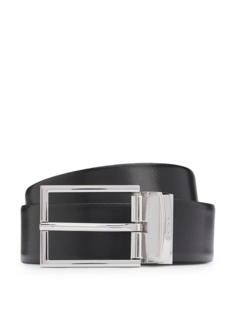 BOSS REVERSIBLE BELT IN ITALIAN LEATHER