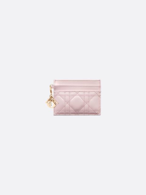 Dior Lady Dior Freesia Card Holder