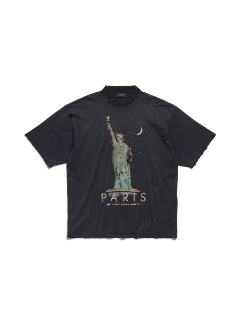 BALENCIAGA Paris Liberty T-shirt Medium Fit in Black