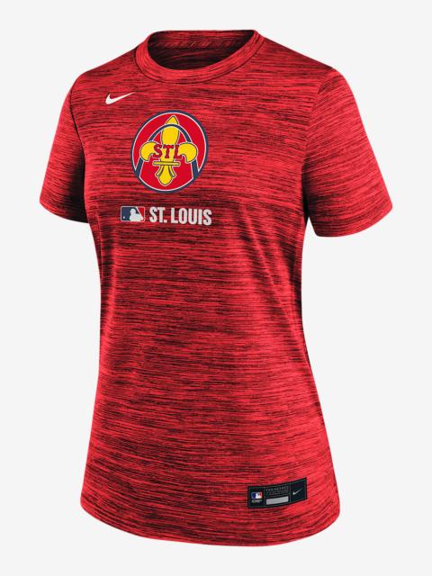 Nike St. Louis Cardinals Authentic Collection City Connect Velocity Women's Nike Dri-FIT MLB T-Shirt