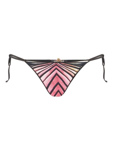 tie-side printed bikini bottoms