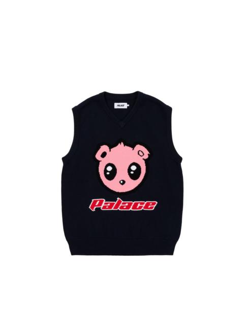 PALACE KAWAII VEST KNIT NAVY