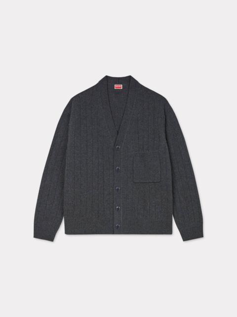 KENZO Embroidered cashwool cardigan