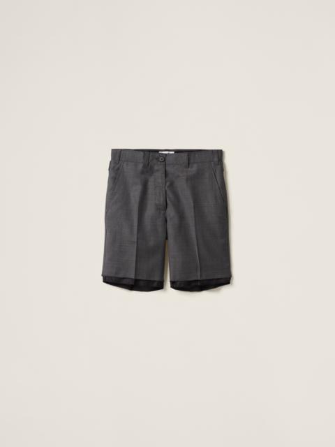 Miu Miu Grisaille Bermuda shorts