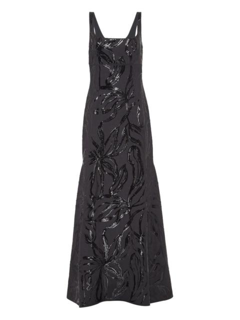 Brunello Cucinelli floral-sequin dress