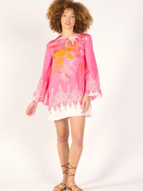 Poupette St Barth Mini Dress Gia - Pink Canopy