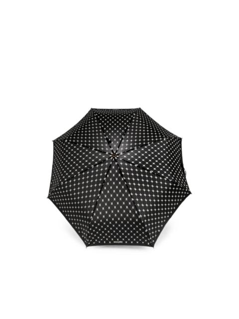Moschino monogram foldable umbrella