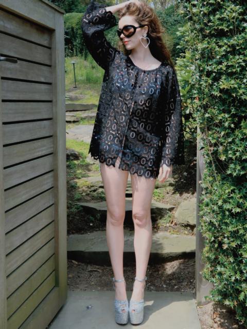 Hill House Home The Enella Tunic - Black Broderie