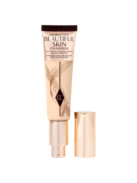 Charlotte Tilbury Beautiful Skin Medium Coverage Liquid Foundation with Hyaluronic Acid