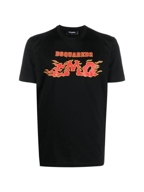 DSQUARED2 graphic-print cotton T-shirt