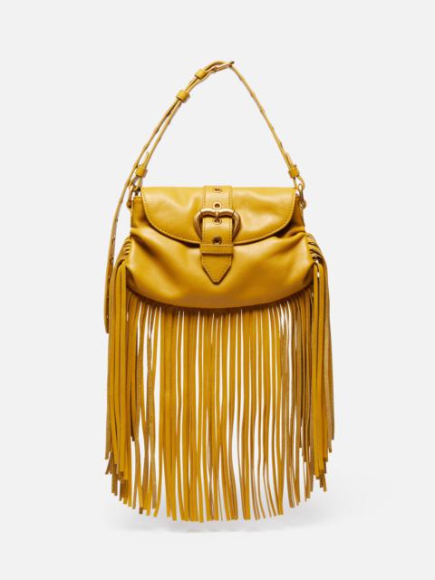 PINKO JOLENE MINI SHOULDER BAG WITH LONG FRINGING
