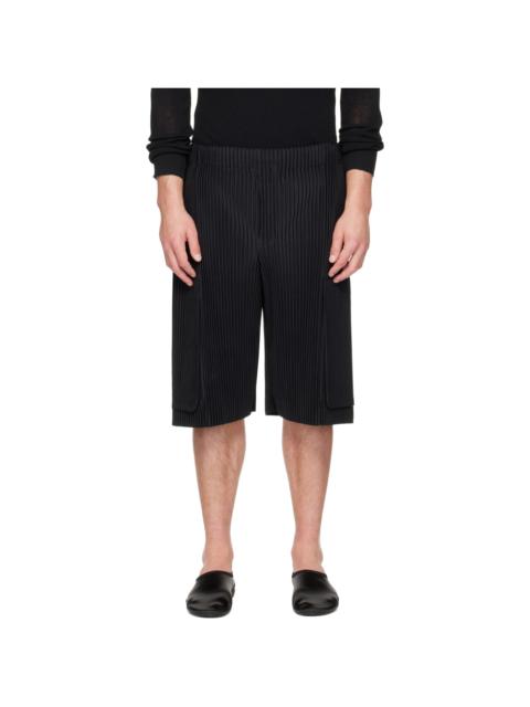 ISSEY MIYAKE Black Monthly Colors September Shorts