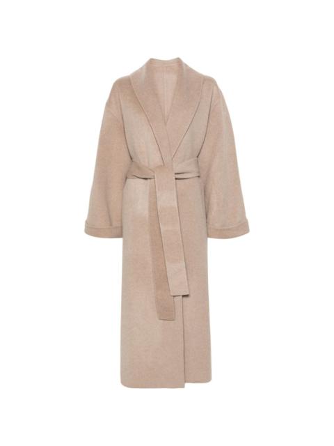 Trullem belted wool coat