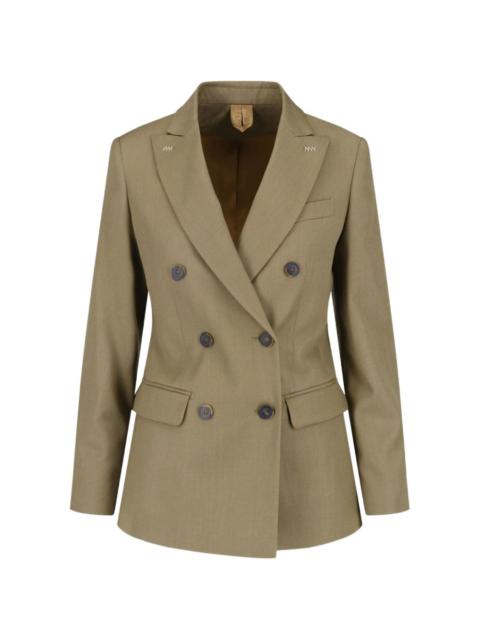 Max Mara double-breasted virgin-wool blazer