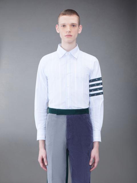 Thom Browne Paisley Tie Jacquard 4-Bar Straight Fit Shirt
