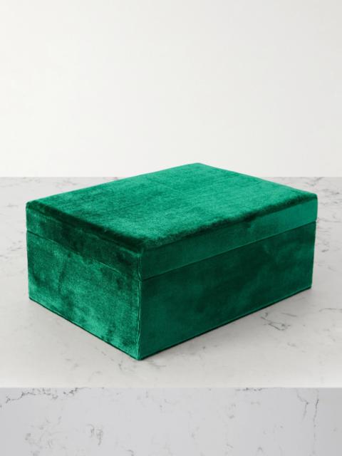 SOPHIE BILLE BRAHE Trésor Grande Velvet Jewelry Box