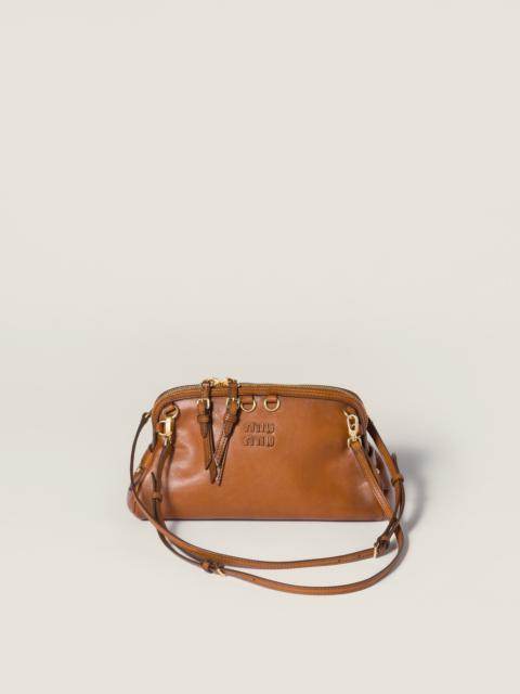 Miu Miu Caprice leather clutch