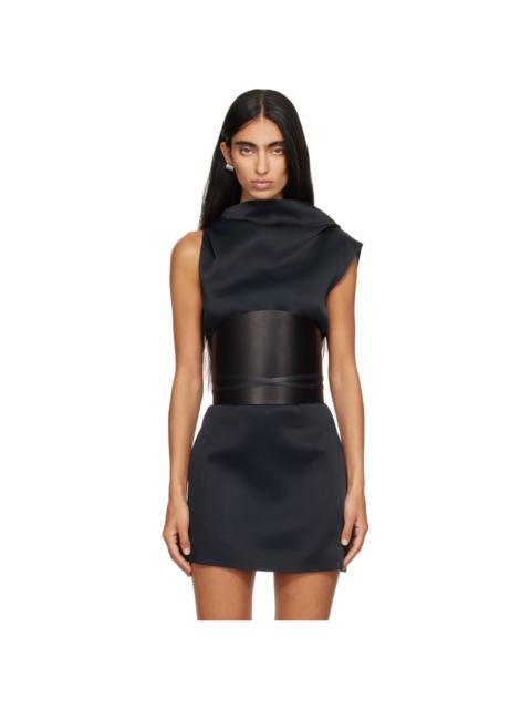 DÉHANCHE Black Undone Corset