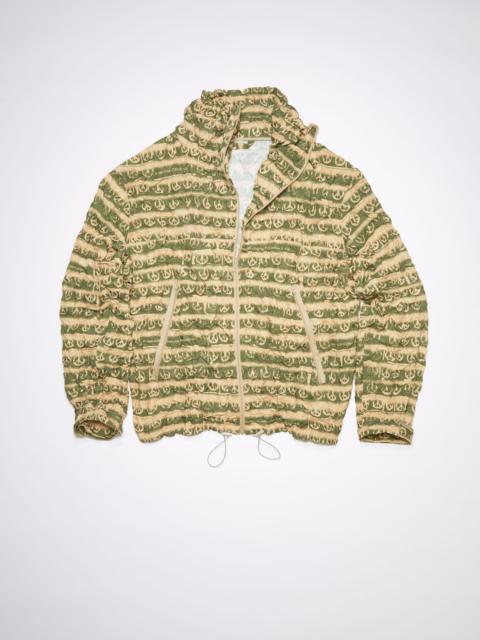 Ripstop jacket - Peach/khaki green