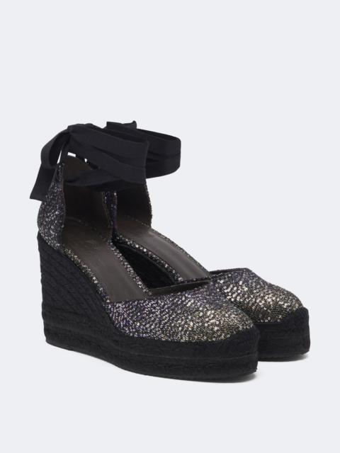 Missoni Eva sequined espadrille wedges