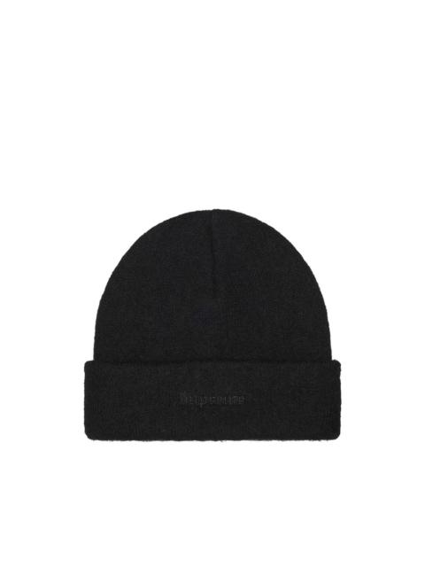Supreme logo-embroidered beanie hat