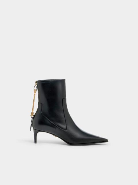 DSQUARED2 METAL BAR HEELED ANKLE BOOTS